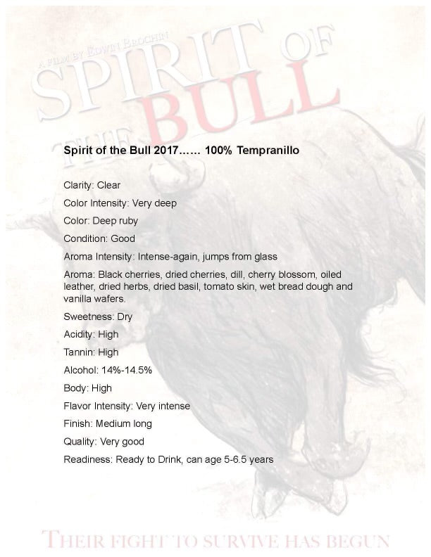 Spirit of The Bull Premium Spanish Wine